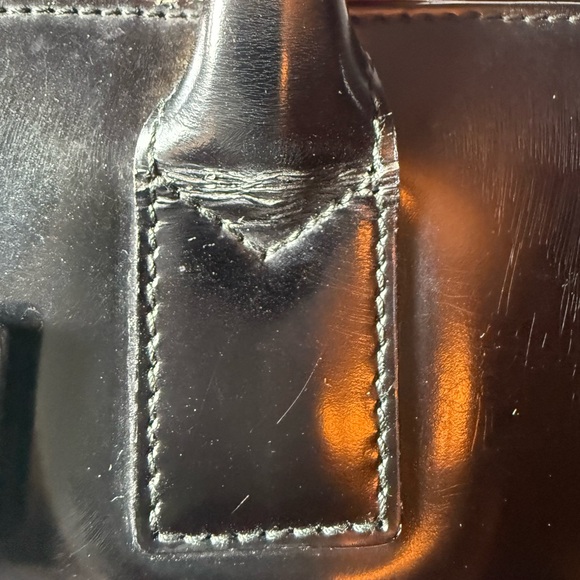 Gucci Vintage Black Leather Shoulder Bag w/COA - Picture 12 of 12